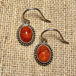 Silpada Red Coral Earrings